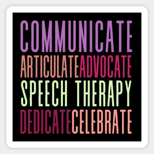Speech Therapy - Word Play - Typography Sticker